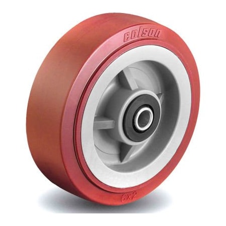 Colson Colson 2 Series Wheel 5.00006.929 SSWS - 6 x 2 Polyurethane/Polyolefin 1/2 SS Roller Bearng 5.00006.929 SSWS